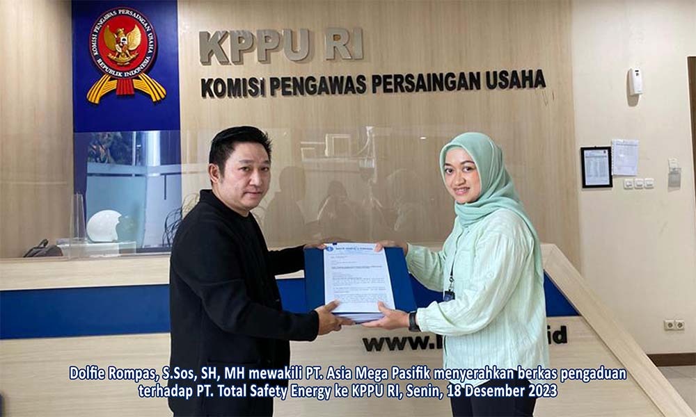 Terindikasi Curang dalam Memenangkan Tender Pertamina, PT. TSE Diadukan ke KPPU