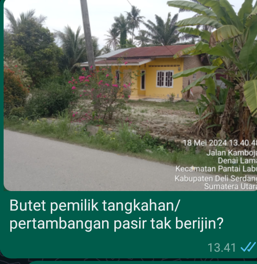Wow Kembali Dugaan Pertambangan Pasir Ilegal Bebas Beroperasi Di Pantai Labu Deli Serdang?