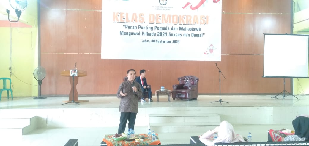 KPUD Lahat Gelar Sekolah Demokrasi, Ajak Mahasiswa dan Pemuda Kawal Pilkada