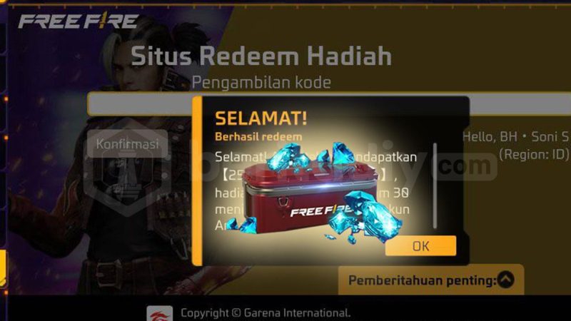 Kode Penukaran FF Free Fire Terbaru Khusus Hari Kemerdekaan, Klaim Semua Item Gratis Di Sini