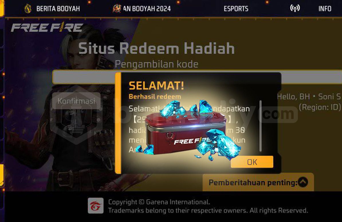 Kode Penukaran FF Free Fire Terbaru Khusus Hari Kemerdekaan, Klaim Semua Item Gratis Di Sini