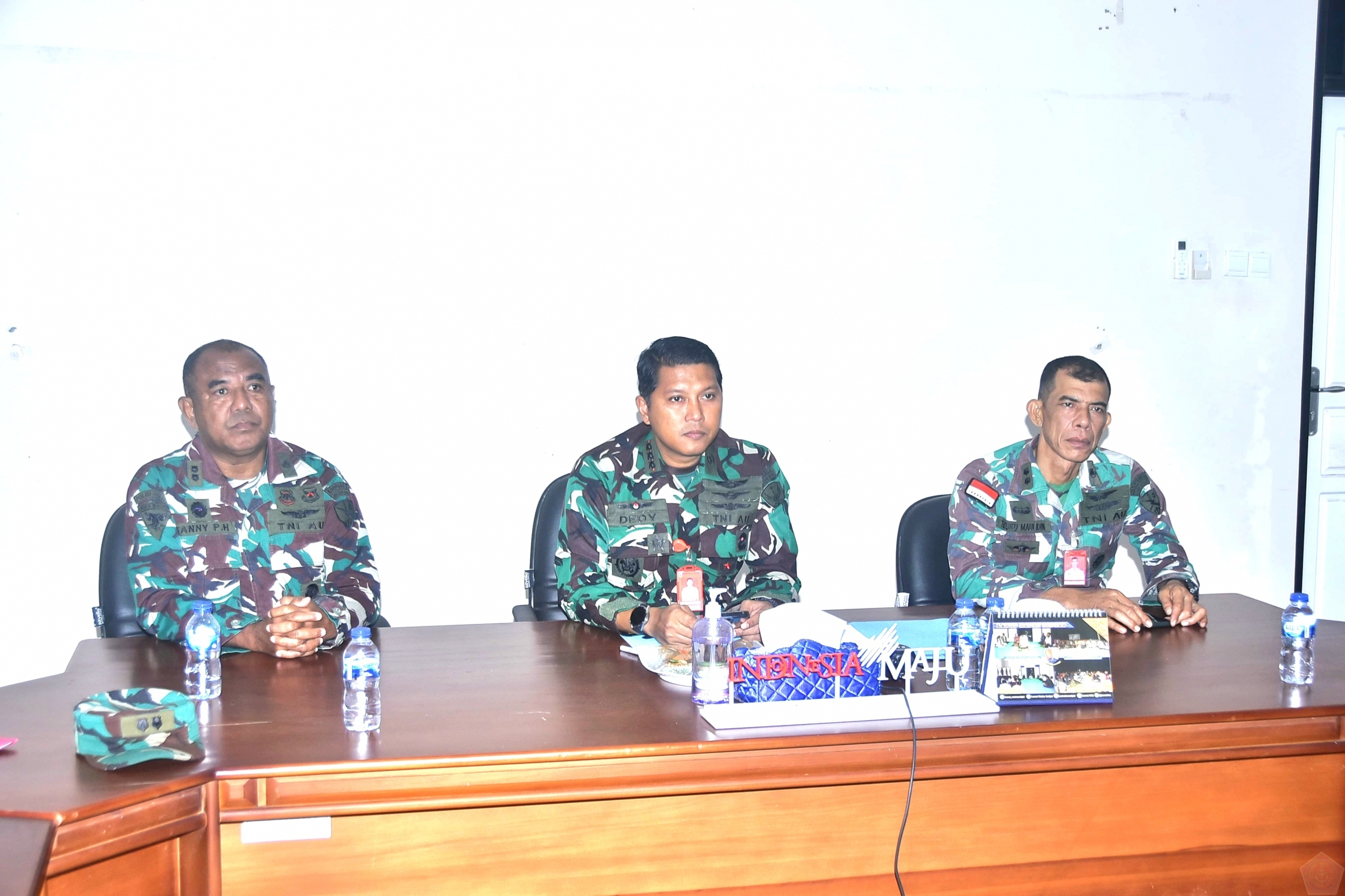 Malam Sunyi di TMP Natuna, Danlanud RSA Ikuti Apel Kehormatan Perayaan Suci HUT ke-80 RI