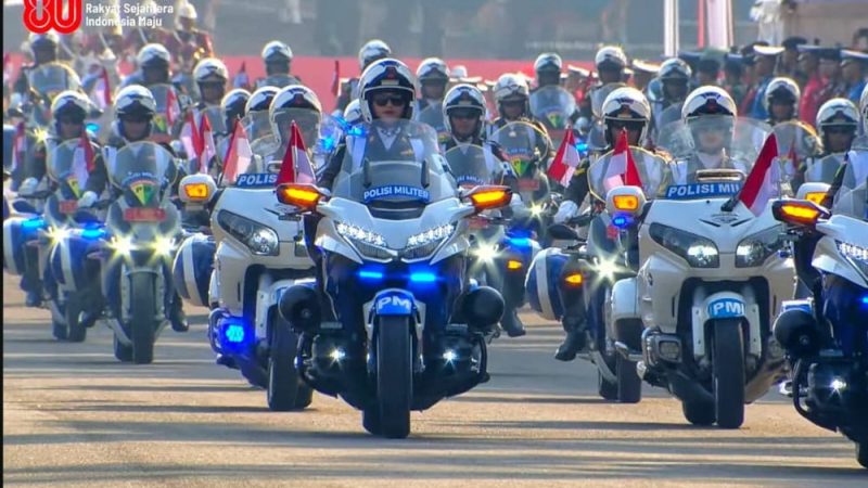 HUT ke-80 RI, Konvoi Motor Listrik hingga Kuda Meriahkan Kirab Bendera dan Teks Proklamasi