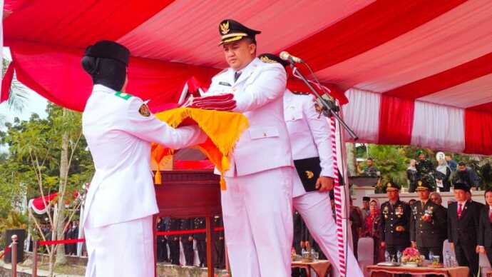 Bupati: Alhamdulillah Upacara Pengibaran Bendera Merah Putih Berlangsung Khidmat dan Lancar