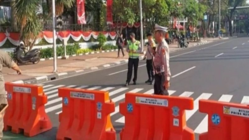 Upacara Kemerdekaan 17 Agustus, Pengalihan Lalu Lintas di Sekitar Istana Negara