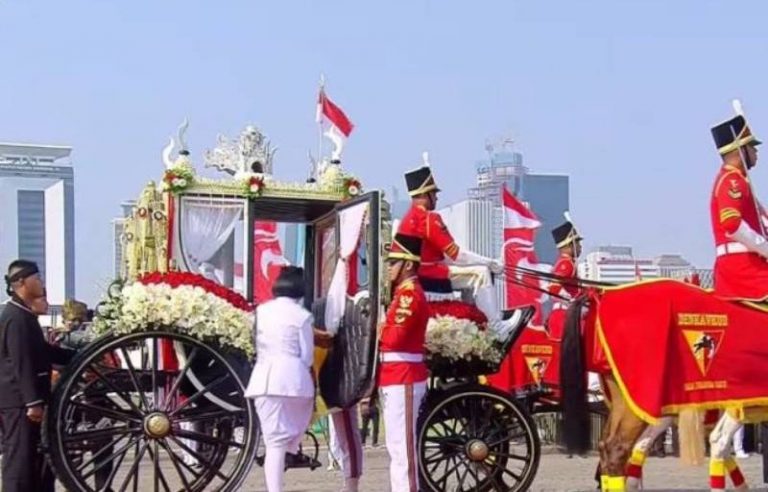 Peringatan Detik-Detik Proklamasi, Kereta Kencana ‘Garuda Prabayaksa’ Membawa Bendera Pusaka ke Istana Merdeka
