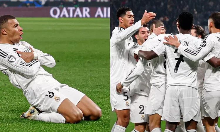 Kylian Mbappe Bawa Real Madrid Meraih Kemenangan Dramatis di Liga Champions Setelah Tertinggal Lebih Dulu