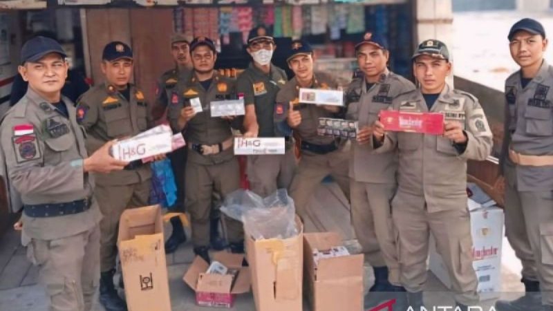 Lindungi Pedagang dari Rokok Ilegal, Satpol PP Aceh Jaya Perkuat Ini