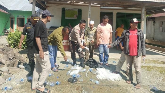 Polsek Bacan Timur Sita 96 Kantong Cap Tikus Usai Bentrok Pemuda Babang-Sayoang