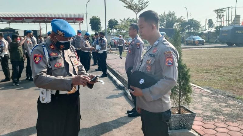 Propam Polda Aceh Cek Senpi dan Tes Urine di Lhokseumawe