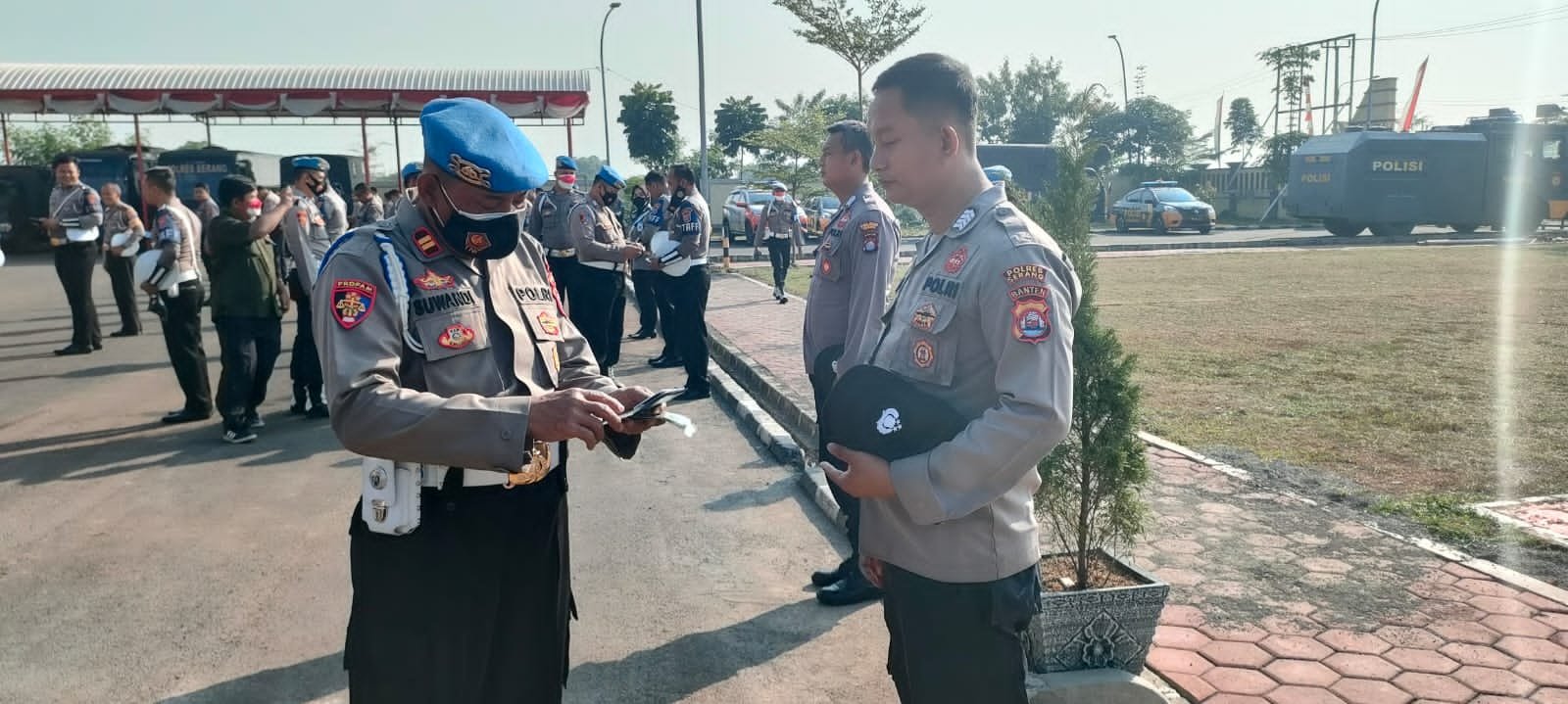 Propam Polda Aceh Cek Senpi dan Tes Urine di Lhokseumawe