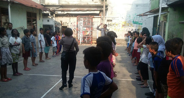 Gemas dan Disiplin: Polsek Kronjo Latih Polisi Cilik Jadi Bintang Polda Banten