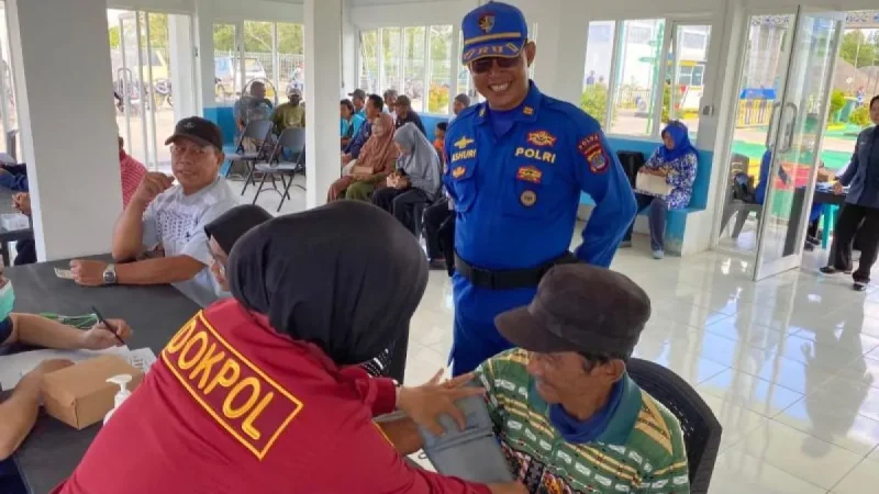 Kepedulian Polri: Bansos dan Kesehatan Gratis di HUT Polairud Parigi Moutong