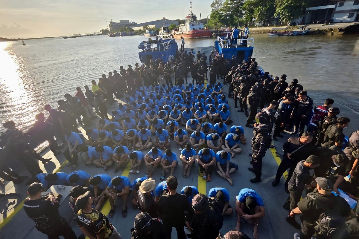 1.503 Narapidana Berisiko Tinggi Dibawa ke Nusakambangan, Ini Data Per Bulan