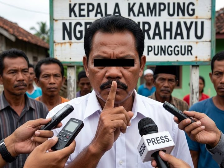 Kepala Kampung Ngestirahayu Blokir Nomor Wartawan Saat Dimintai Konfirmasi Proyek Jembatan Rp417 Juta