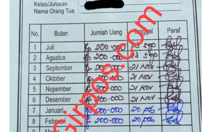 ‎Dugaan Pungli Berkedok Uang Komite di SMK Negeri Sumsel, Siswa Terancam Tak Bisa Ikut Ujian