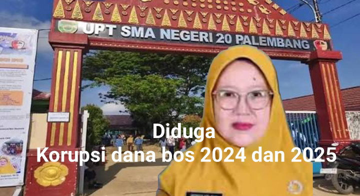 Diduga Pungut Uang Gedung Rp860 Juta, Mantan Kepala SMAN 20 Palembang Bungkam, Pengelolaan Dana BOS Ikut Disorot